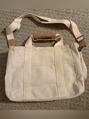 Canvas Tote Bag in Cream